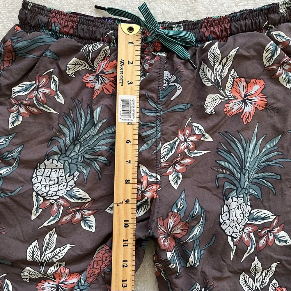 SAXX CANNONBALL 2in1 Swim Shorts Size Large Tropical Hawaiian Vacation Beach_8
